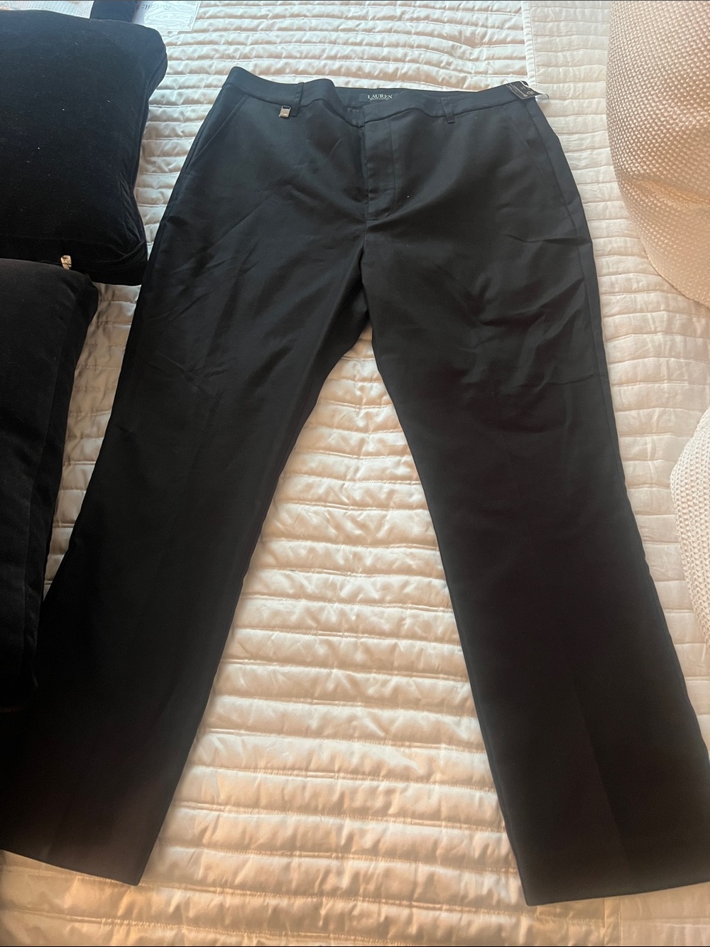 Lauren Ralph Lauren Men's Black Dress Trousers